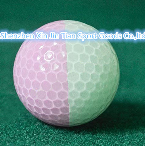 Two color golf ball