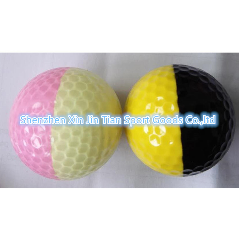 Two color golf ball