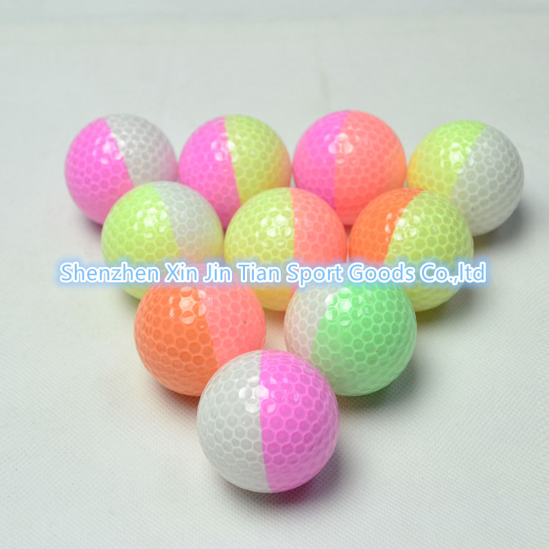 Two color golf ball