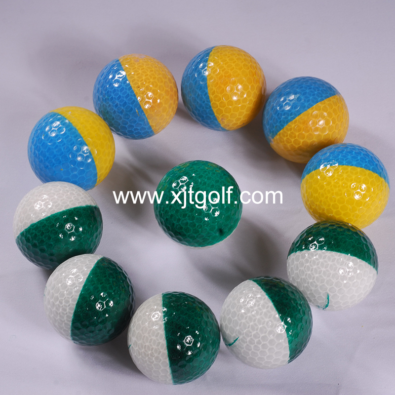 Two color golf ball