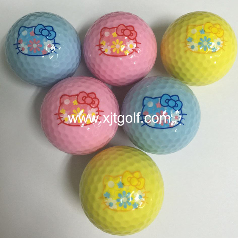 Multi color logo ball